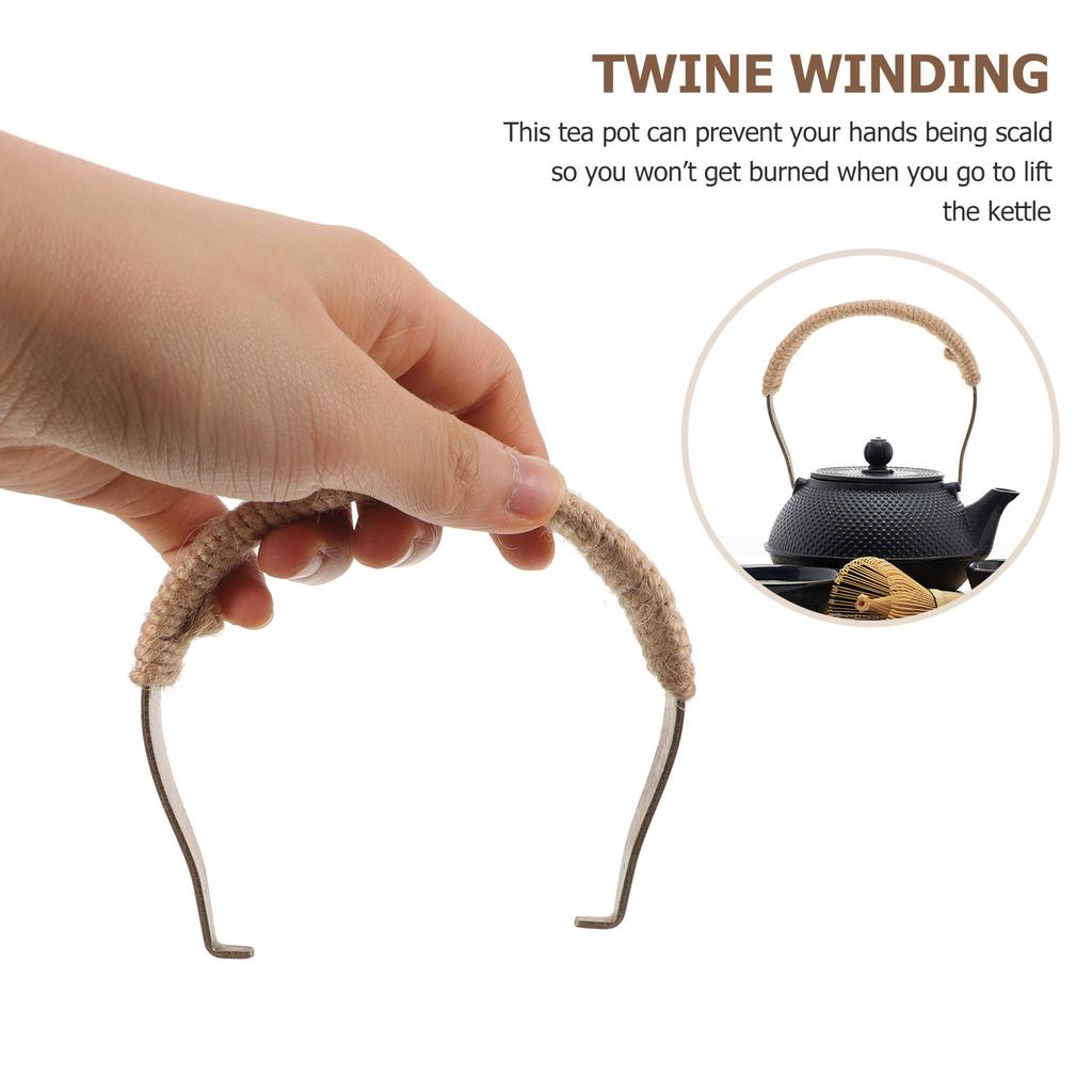 Grip Handle Teapot Japanese Handles Lid Replacement Kitchen Kettle Long for Ceramic