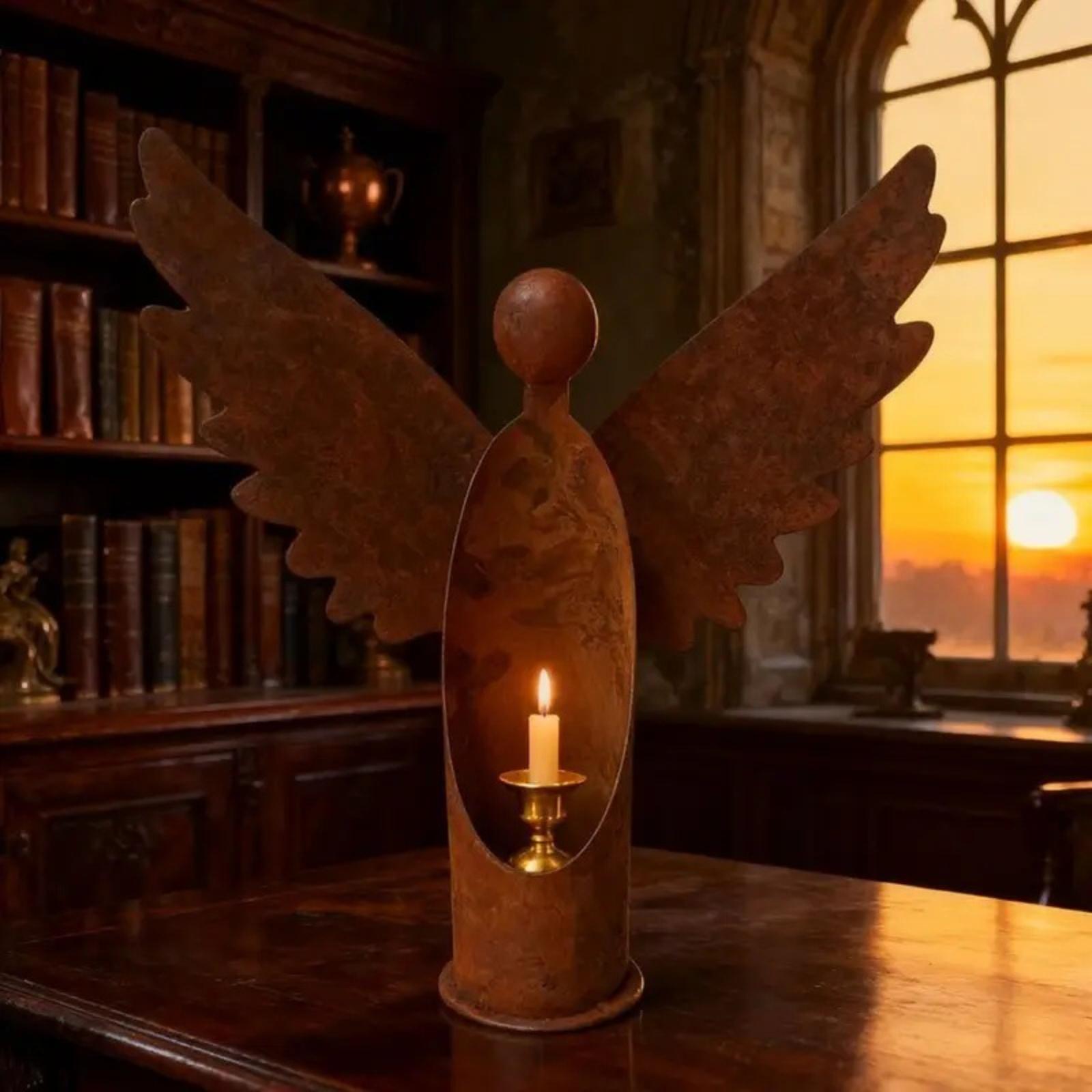 Vintage Antique Creative Decoration Home Metal Candle Holder Ornament One Size