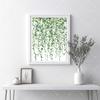 Bohemian Watercolor Tropical Plant Canvas Painting Monstera Banana Leaf Eucalyptus and Fern Art Posters Aesthetic Bedroom Decor