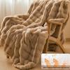 OEING Winter Thickened Rabbit Velvet Blanket