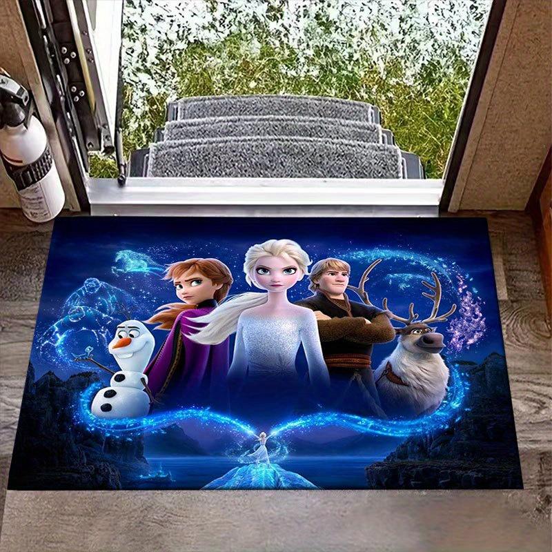 1pz Tappeto Disney Frozen Tappeto da Area Tappeto Antiscivolo Lavabile a Mano Tappetino per Pavimento Adatto per Soggiorno Camera da Letto Decorazione per la Casa