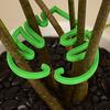 2pcs Green Bamboo Monstera Leaf Support Poles Stable Hydroponic Plant Branch Holders for Indoor and Outdoor Gardening, Garden Pot Clips Plant Supports