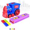 Elektrischer Zug Domino Stein Spielzeug Lernkacheln Spiel Zerlegbar Interaktives Pädagogisches Stapelspielzeug Lustiges Baby Geschenk