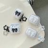 Pearl Bow for AirPods Pro1 Generation Protective Cover Transparent 1 Generation Pro1 Apple Bluetooth Headset Case