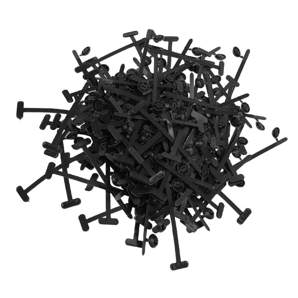 100 Pcs Cable Tie Buckle Universal Nylon Self Locking Zip Tie Holder for Home Construction Electronics Automotive