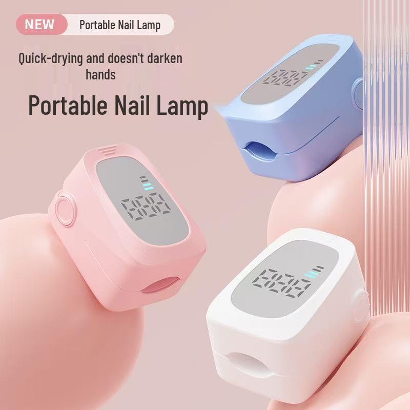 Nail Art LED Lamp: Quick-Dry 7-Second Gel Phototherapy Light, Blue Light, Non-Blackening. Standard (No Digital Display)