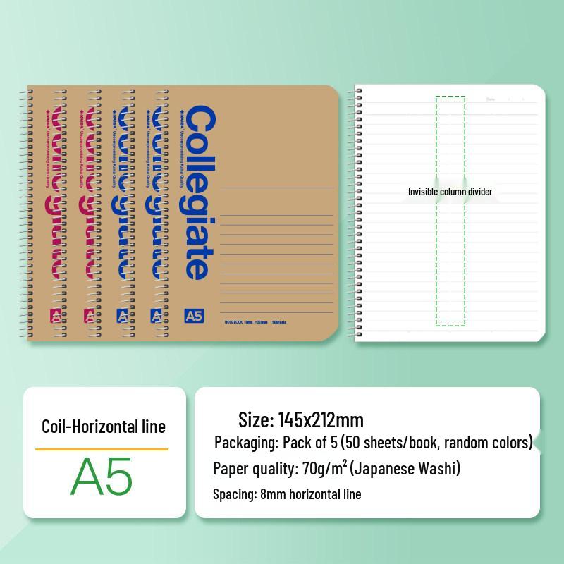 Kaisa B5 Lay-flat Cowhide Notebook & Diary with High-Value Pen Standard