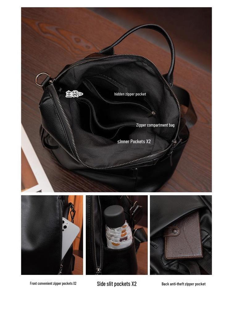 2025 Retro Women's Large Capacity Korean Style Casual Travel Backpack