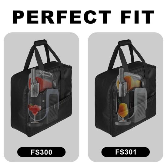 Carrying Bag for Ninja Slushie Machine FS301 FS300 Portable Storage Bag Anti-Impact Protection Slushie Machine Travel Carrier Case
