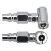 Single/Double Head Inflatable Nozzle Sliver Car Tire