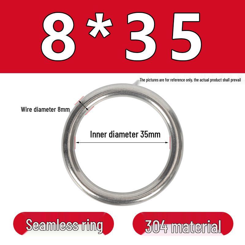 Stainless Steel Seamless O-Ring: Corrosion-Resistant Accessory for Handbags and Pet Gear