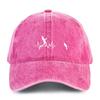 Washed Cotton Peaked Cap Fishing Pattern Design Sunscreen Hats  For Man Women