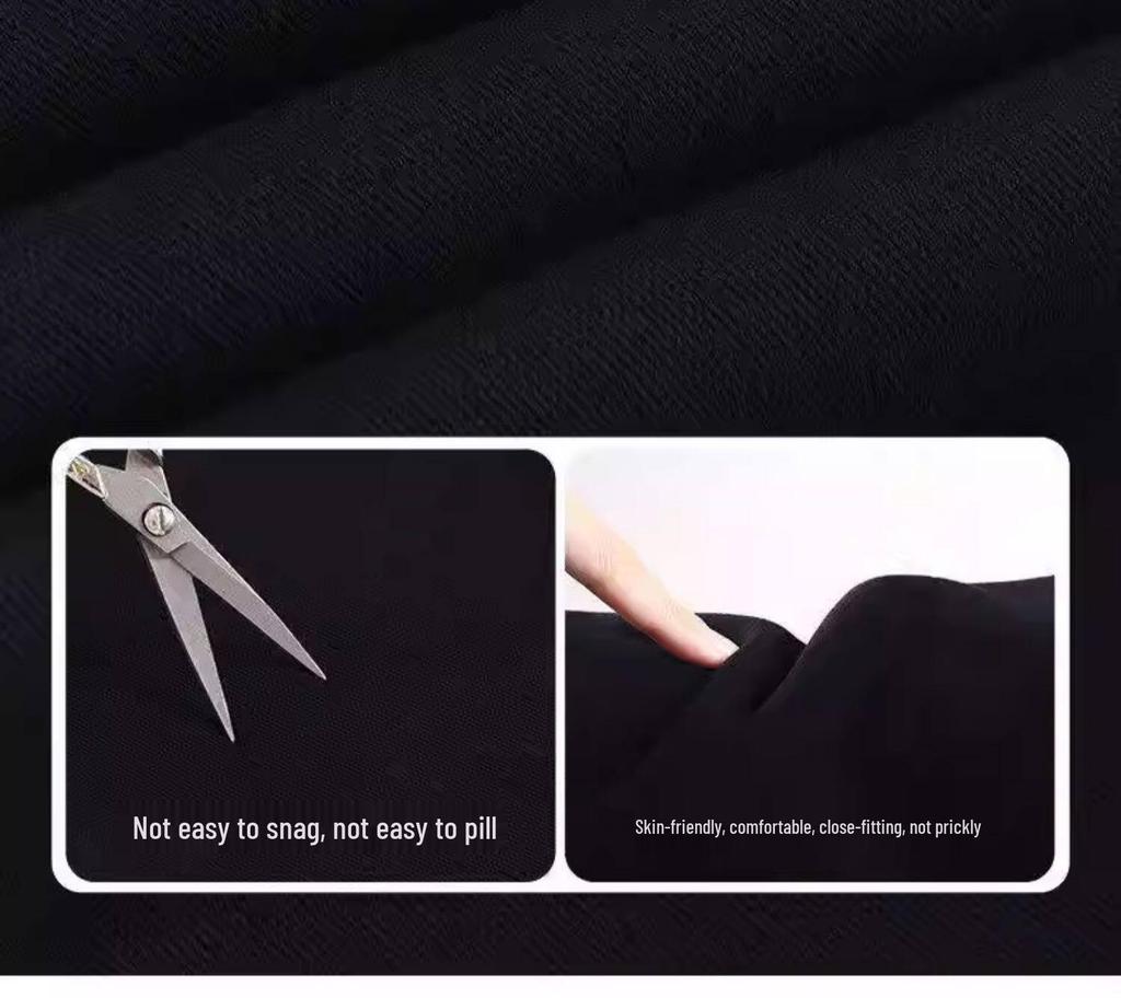 2026 High Waist Slimming Black Leggings: Women's Skinny Elastic Pants for Spring & Autumn