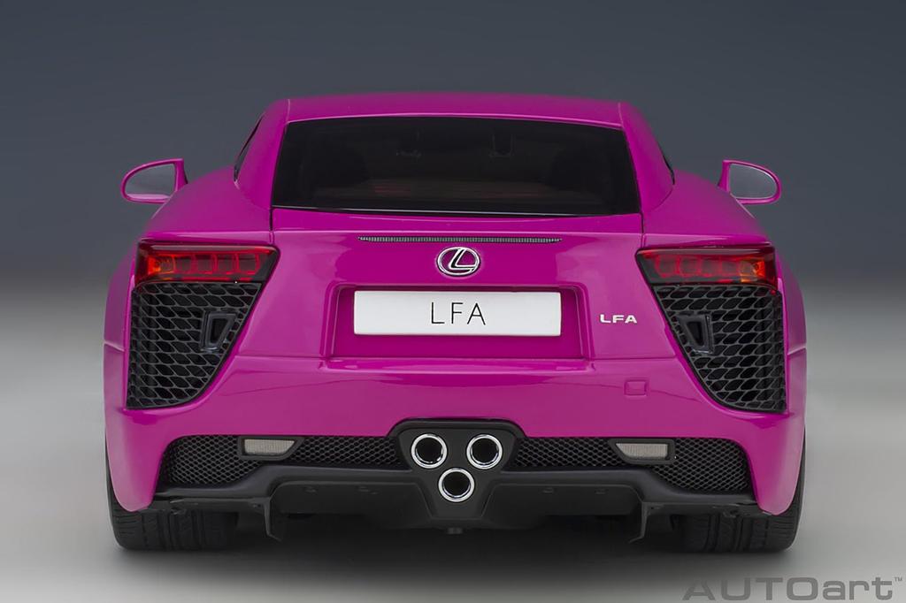 AUTOart 1/18 Scale Lexus LFA (Passionate Pink) Finished Product