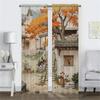 The Autumn Days Anti-mosquito Curtains 2 Pieces Tulle for Bedroom Blackout Curtain Partition Shades Home Interior Curtains Room