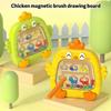 Chicken Magnetic Brush Drawing Board, Baby Logical Thinking Exercise, Children's Educational Toys, Focusing On Children's Mental Development