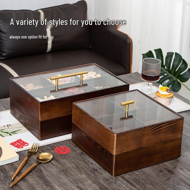 Wooden Snack & Dried Fruit Serving Tray