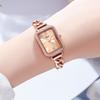 Luxury Rhinestone Denim Belt Bracelet Watch Women'S Niche Temperament Steel Belt Square Quartz Waterproof Watch
