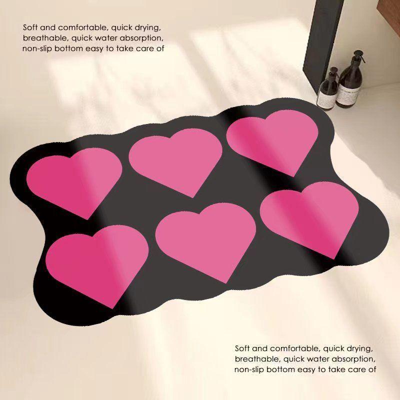 

Коврик для пола в ванной комнате Диатомовый грязепоглощающий коврик Advanced Sense для душа, туалета, двери, туалета, нескользящий коврик для ног 40X60cm