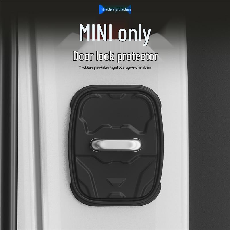 MINI Car Door Lock Anti-Collision Pad & Muting Cover