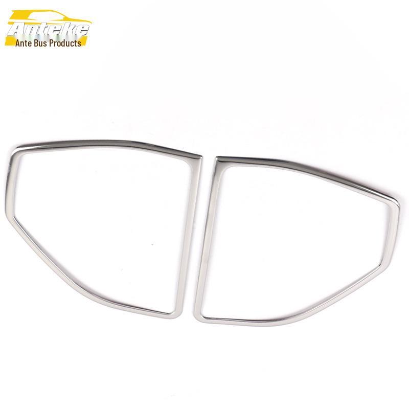 19 X5 Front Middle Grille Bright Rings Stainless Steel Bumper Decorative Frame