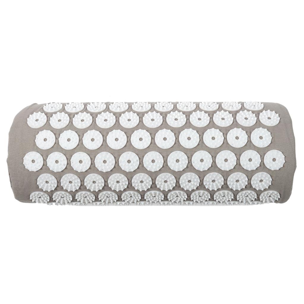 Les Trésors De Lily [A1808] - Tapis et coussin détente 'Accupression' gris - 68x42 cm