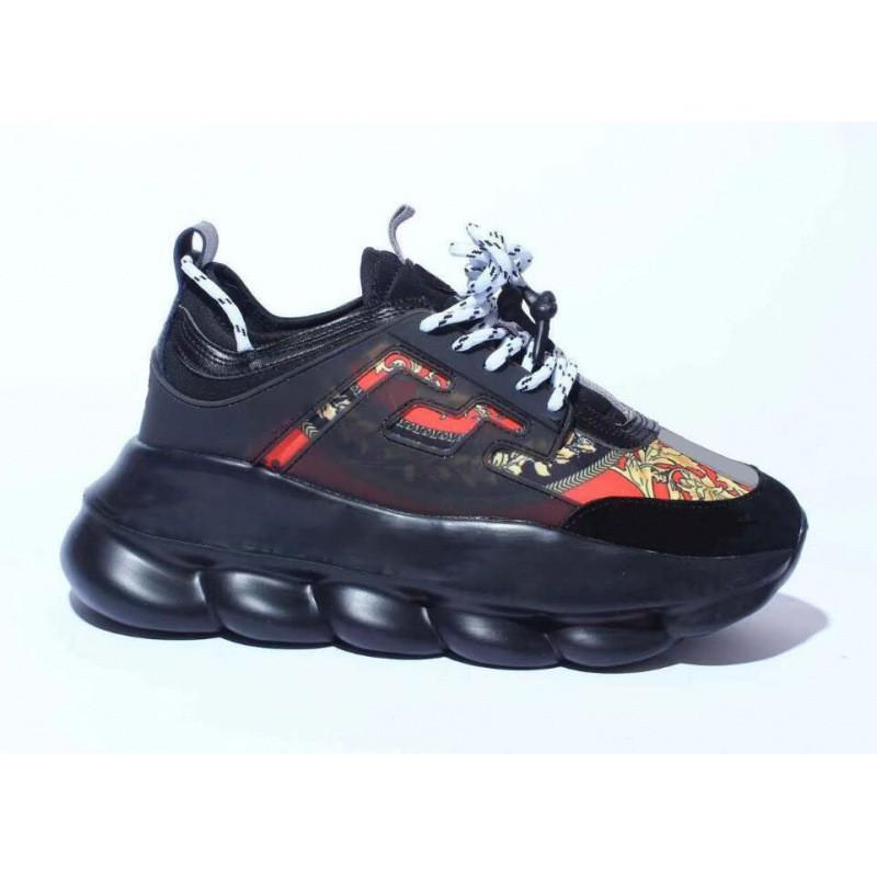 Z Chain Chunky Sneakers Men Women Lightweight Breathable Casual Running Shoes With Thick Sole Height Increase