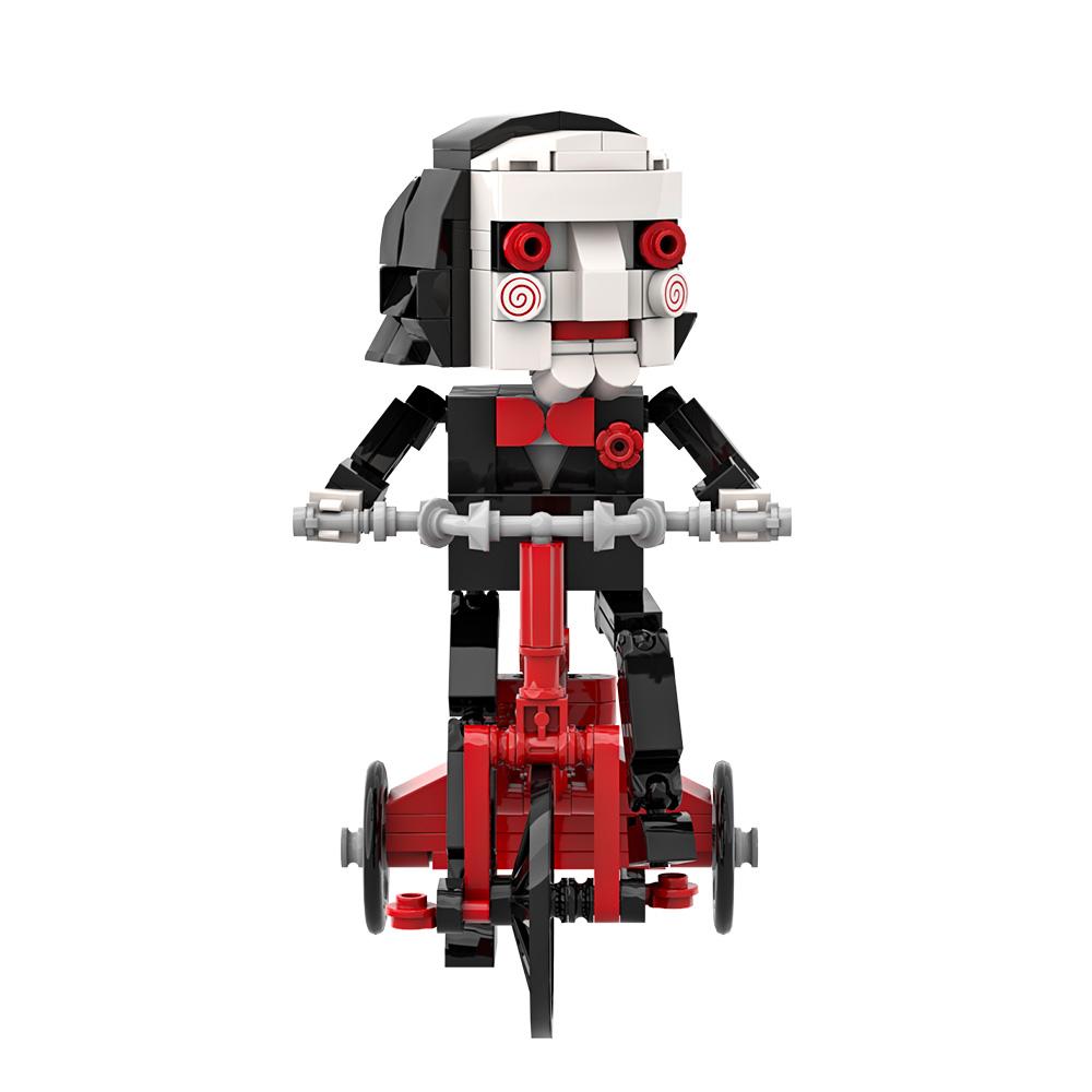 Horror Movie Billy Doll Building Blocks Chainsaw Killer Action Figure Puzzle Brick Model Adult Collector Gift Toy