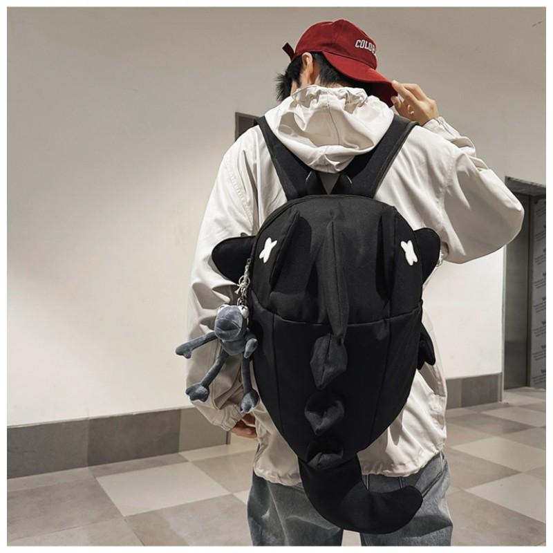 New Cute Little Dinosaur Backpack Primary School Students Three-dimensional Cartoon Monster Children's Travel