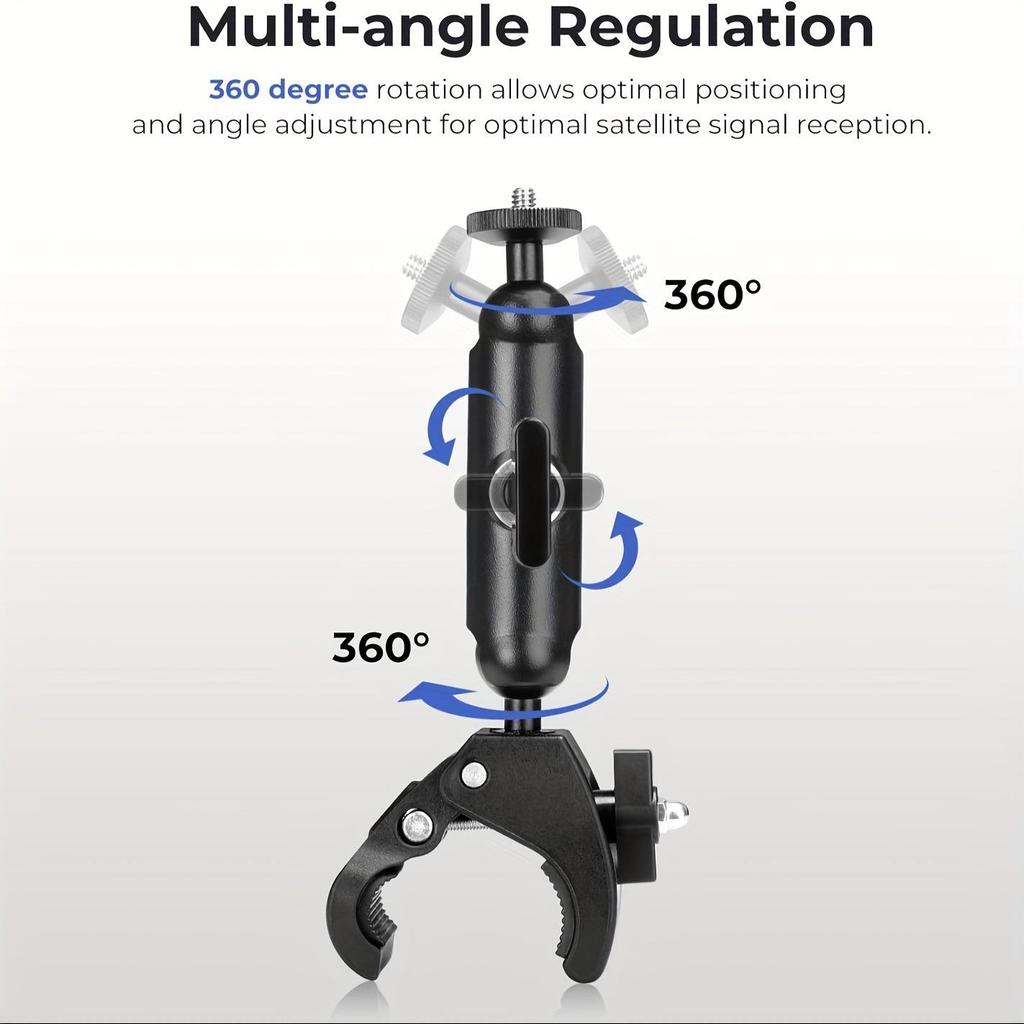 Universal Aluminum Adapter for Mini Tripod Mounts (24/25/26 Models) - Compatible with Strong Clamps