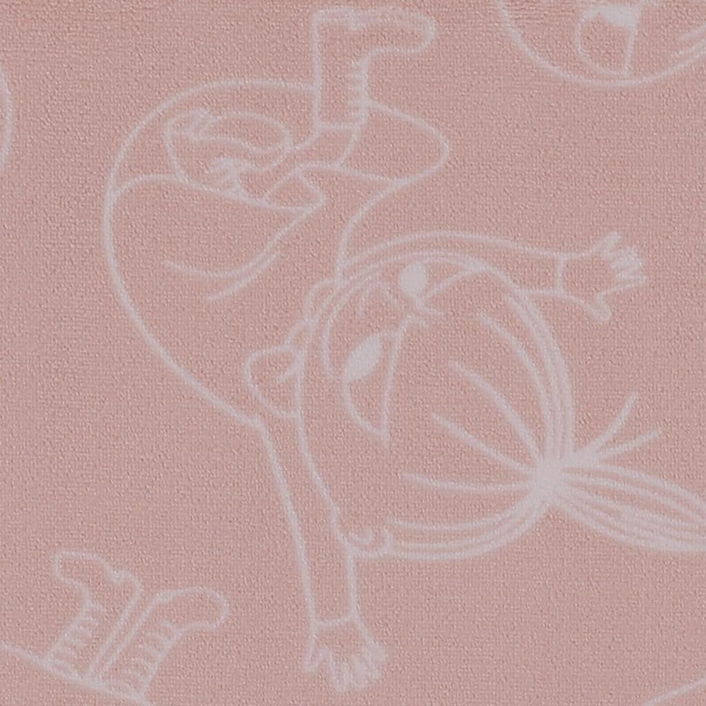 Marushin Rug, Medium, Moomin Design, Light Pink, Cute Character Design, Non-Slip, Fluffy, Stylish, Non-Slip, 1455043500
