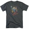 26 Mighty Mouse Break Through T Shirt Mens Licensed Cartoon Merchandise Charcoal Unisex T-Shirt