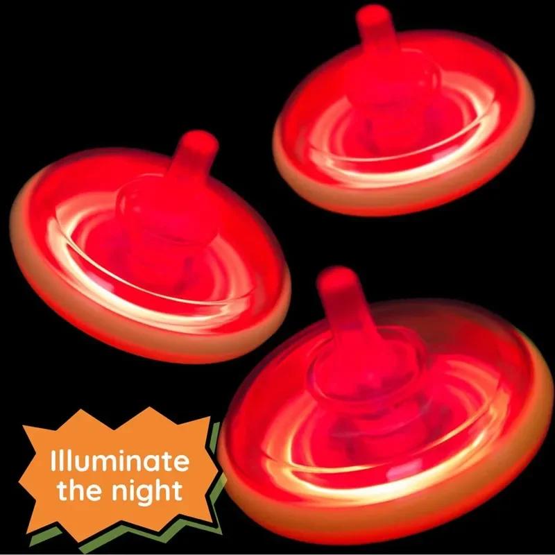 12/24 Stück Lustiger leuchtender Kreisel mit LED für Kindergeburtstage, Halloween, Weihnachten, Karneval, Partygeschenke, Pinata-Füllungen, Kinderbelohnungen