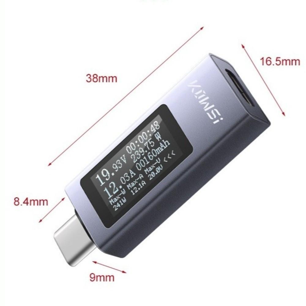 Multi-function Current Voltage Power Meter DC 4-30V DC Power Meter  Battery Testing