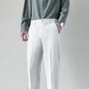 Men's Slim Black Stretch Nine-Point Business Trousers
