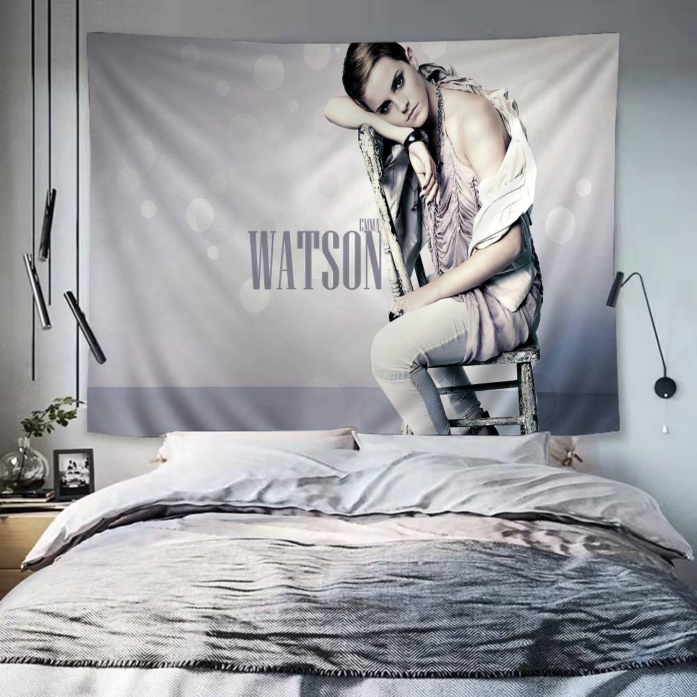 

EEmma Watson Actress Colorful Tapestry Wall Hanging Bohemian Wall Tapestries Mandala Wall Art Decor 74x94cm(29x37in)