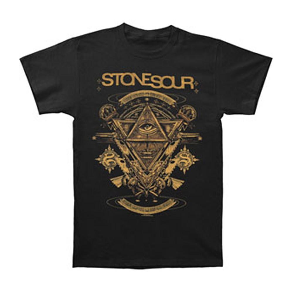 Mens Stone Sour Pyramid T-shirt XX-Large Black XXXXL
