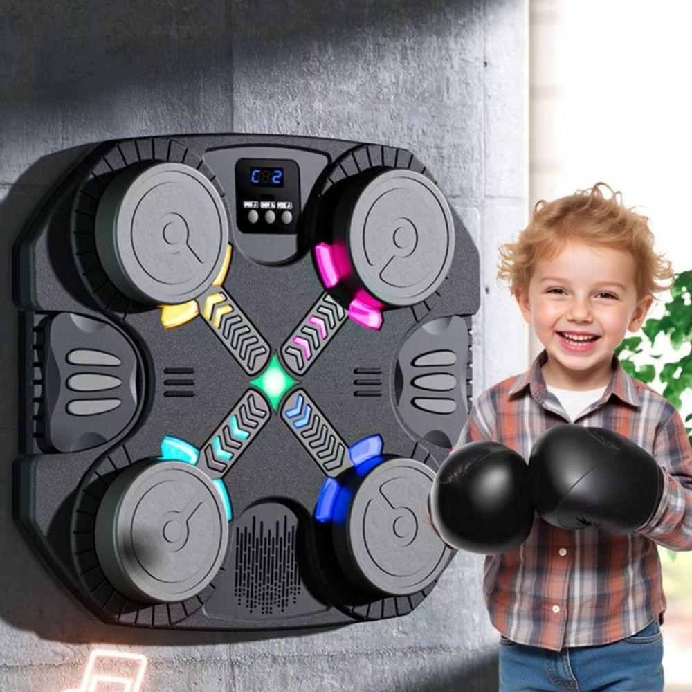 Wall Mounted Smart Music Boxing Machine Intelligent Scoring Target  Parent-child Interaction