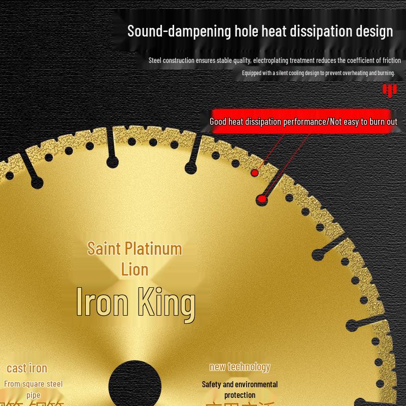Diamond Cutting Disc for Metal, Alloy, Stainless Steel, and Iron - Angle Grinder Saw Blade