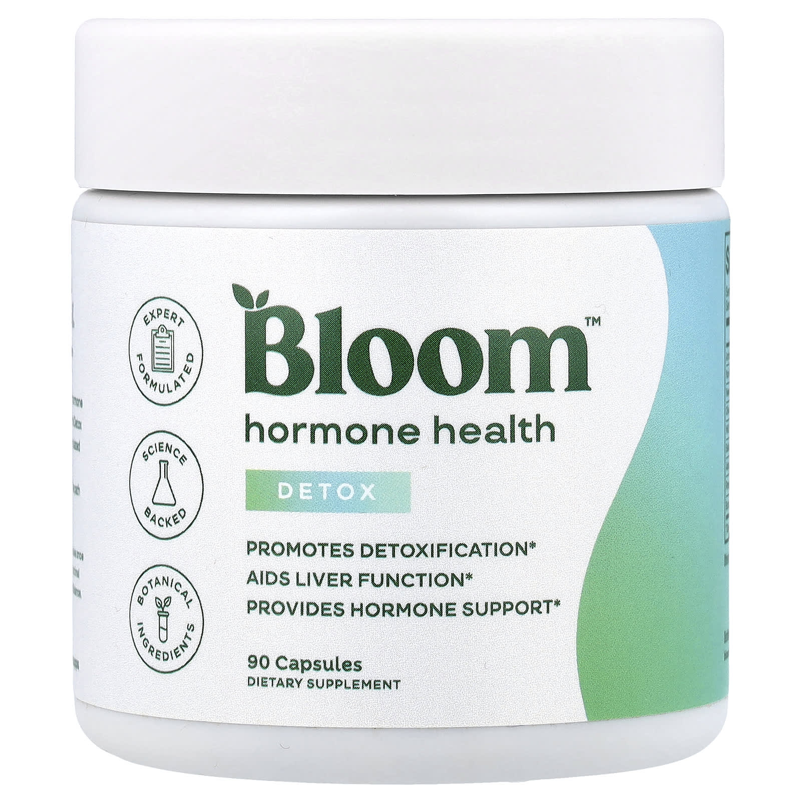 

Bloom, Hormonal Health, Detox, 90 Capsules