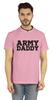Inkmeso Men  s Tshirt For Military Pride Dad Graphic Quote   Army Daddy   Tee Cotton Jersey