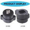 Camera Mount Adapter with 3/8inch Screw to 17mm Balls Base for Tripod and Holder Attachments