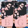 Per ZTE Blade A71 2021 Custodia Moda Lettera Fiore Lussuoso TPU Morbido Silicone Cover Per ZTE Blade A71 A7030 Custodie Telefono Antiurto