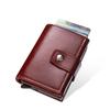 Men Women Unisex Minimalist ID Bank Credit Card Holder Case Slim Mini Aluminum Men Pop-Up Wallet Travel Cardholder Purse
