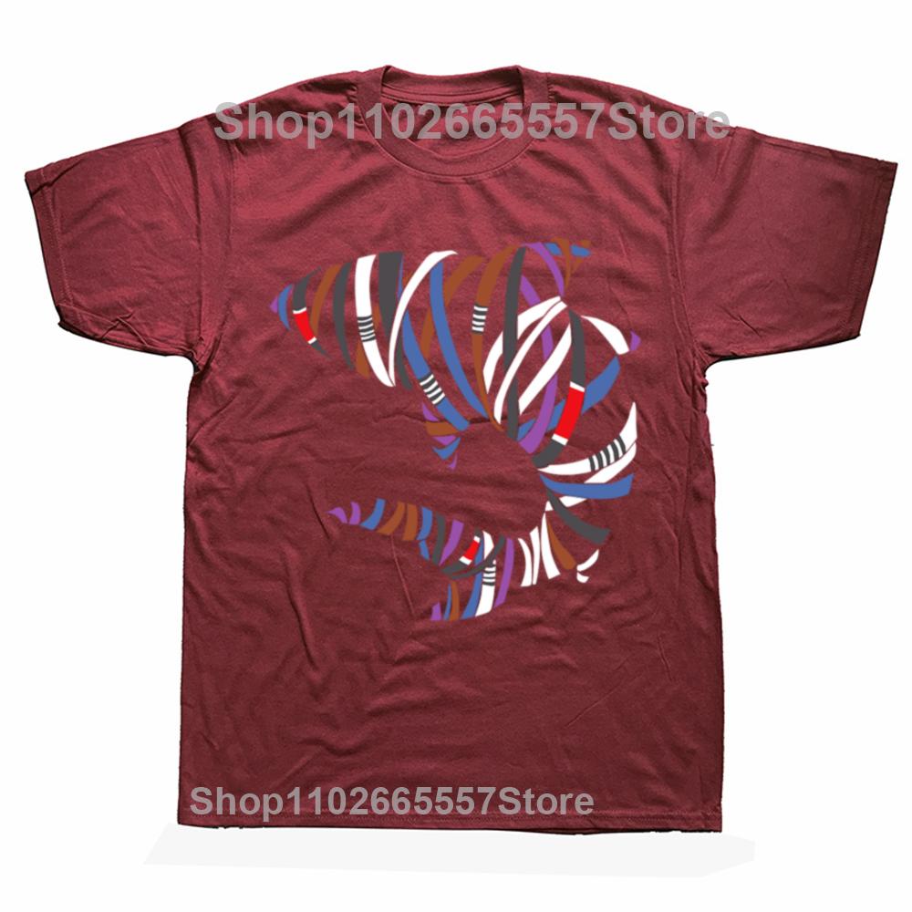 Funny Bjj Jiu Jitsu Belt Shark Graphic T-shirts Men Women's Fashion Casual Tshirt 100% Cotton Loose Oversized T Shirt