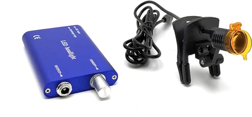 

3W Clip-on LED Light, Three Types Available, Compatible with Glasses/Goggles, with Optical Filter, Blue, DY-003 (Plastic Clip)