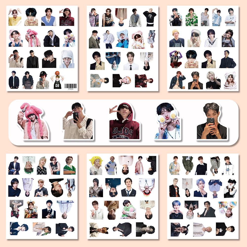 100 Korean Seventeen Boy Group Avatar Stickers - Cute & Handsome for Phone Case & iPad