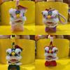 Chinese New Year Lion Plush Keychain With Super Soft Short Hair For Kids And Adults