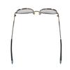 Used FURLA Glasses Titanium Smoky Blue Round Crown Panto
