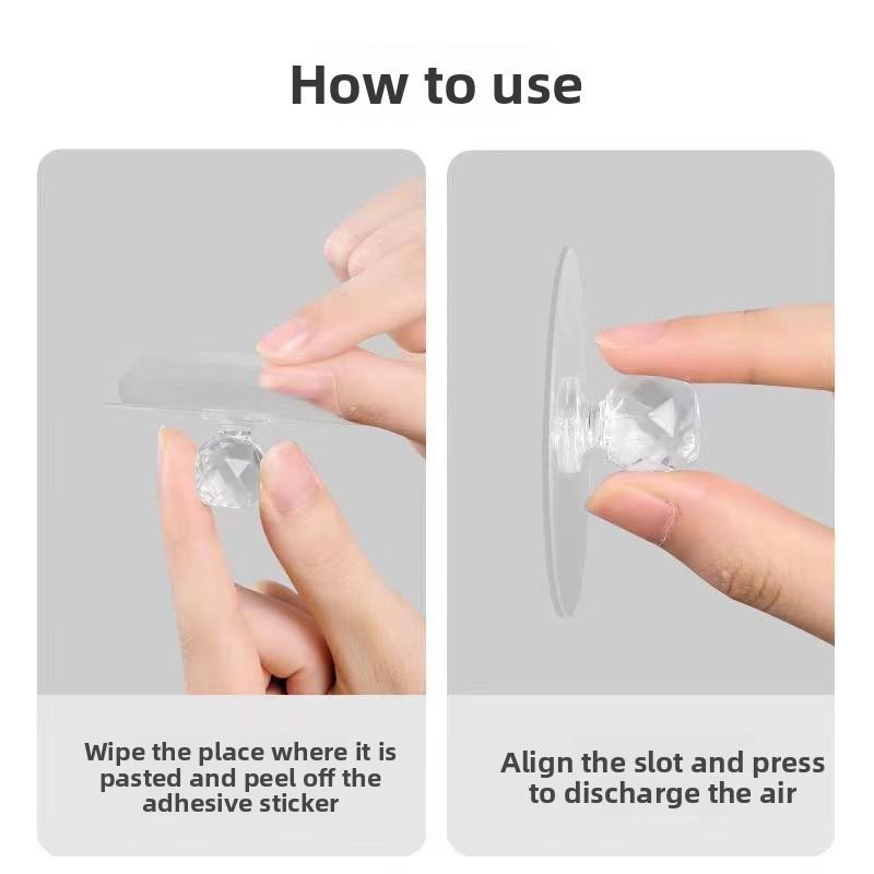 Handle Adhesive Acrylic For Glass Cabinet Doors With Easy Install Punching No
